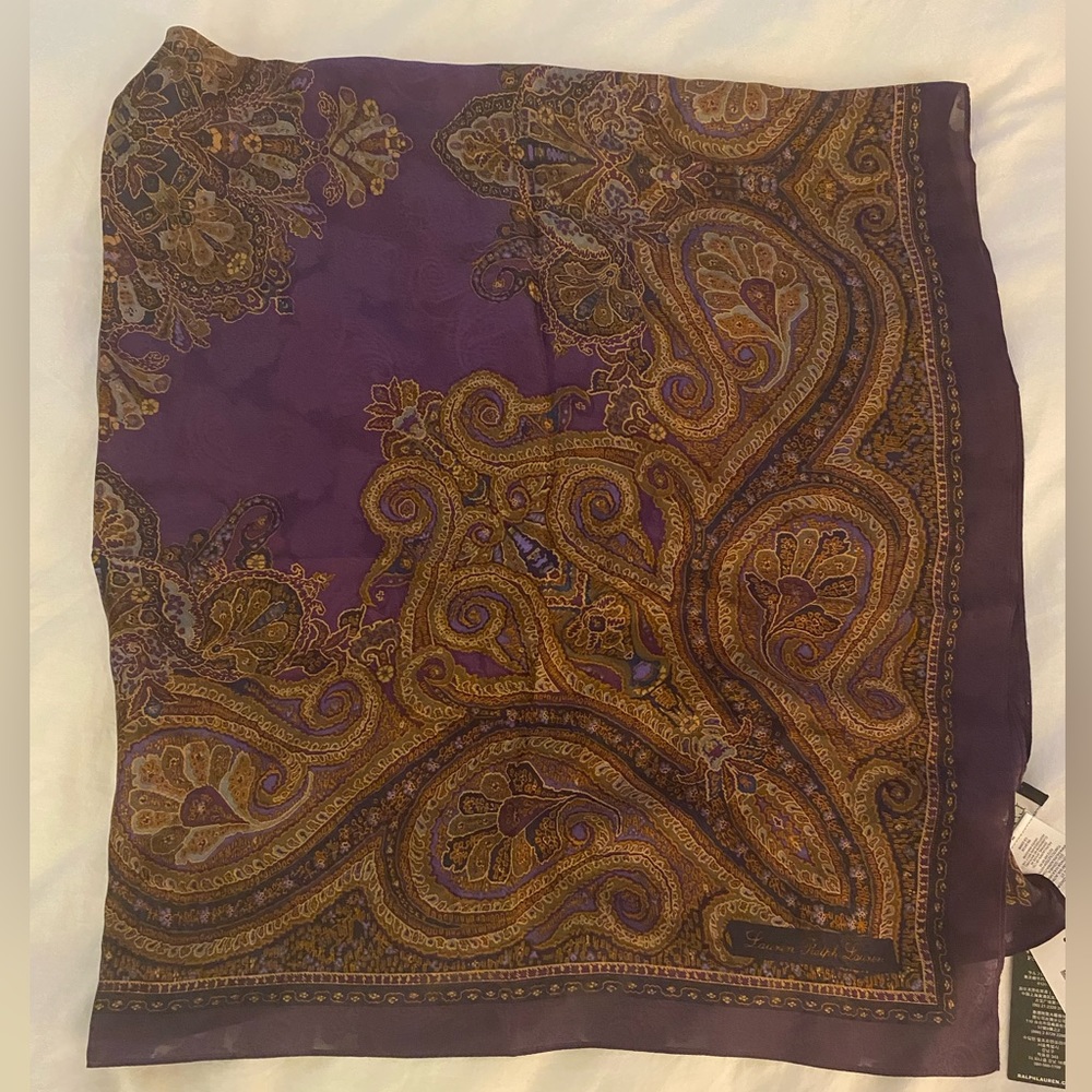 Ralph Lauren Purple Scarf